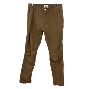 LIVSN Flex Canvas Pants 30 x 30 Tan Roll Up Utility Hiking Camping Outdoor